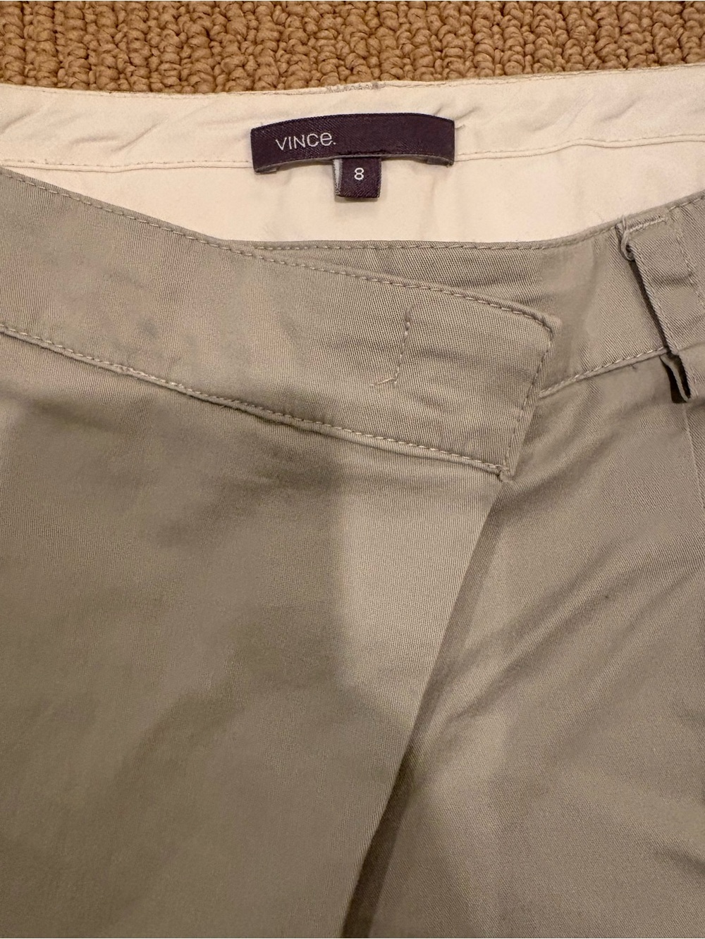 Vince Lightweight Chino Pants - Light Gray - Picture 2 of 3
